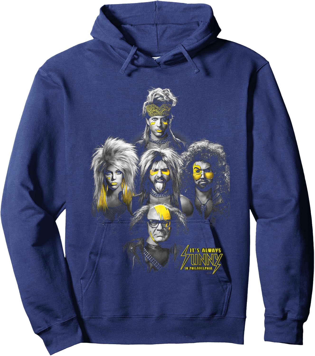 It's Always Sunny In Philadelphia The Gang Has Rock Vibes Hoodie - Hoodie | Navy
