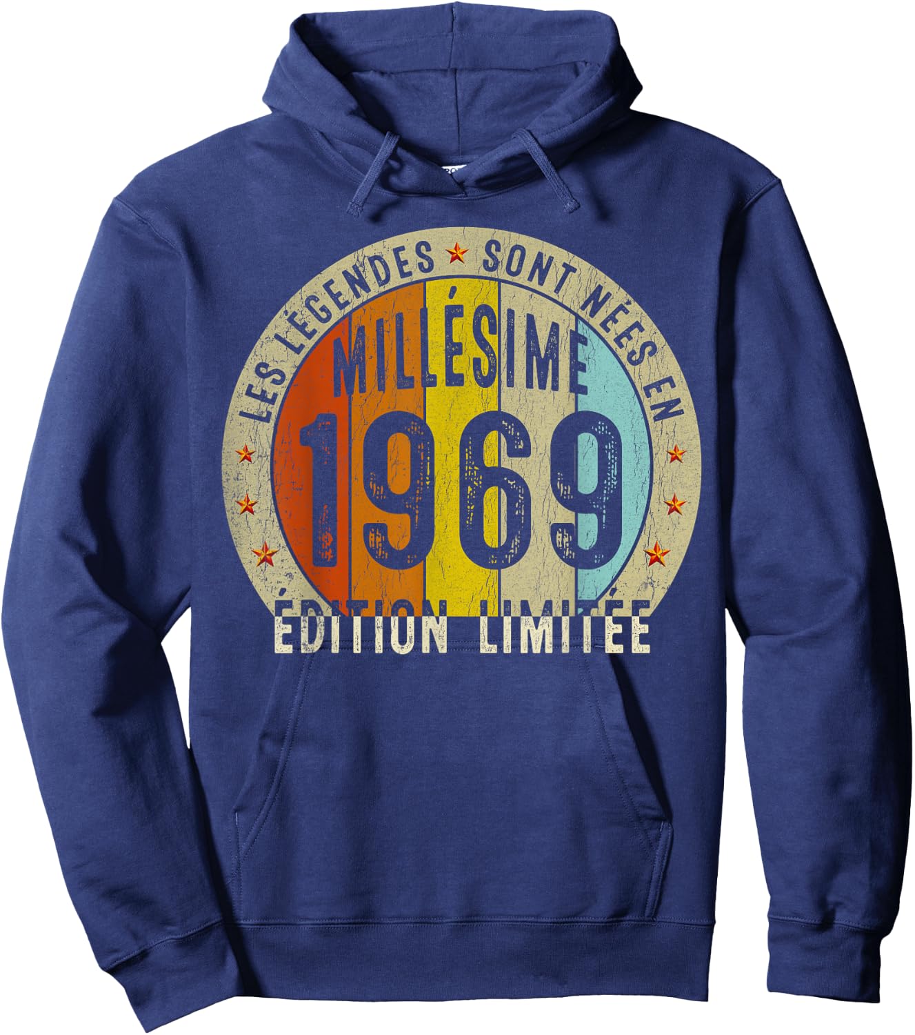 Vintage 1969 56 Years Man 56 Years Birthday Man Humour Hoodie - Hoodie | Navy