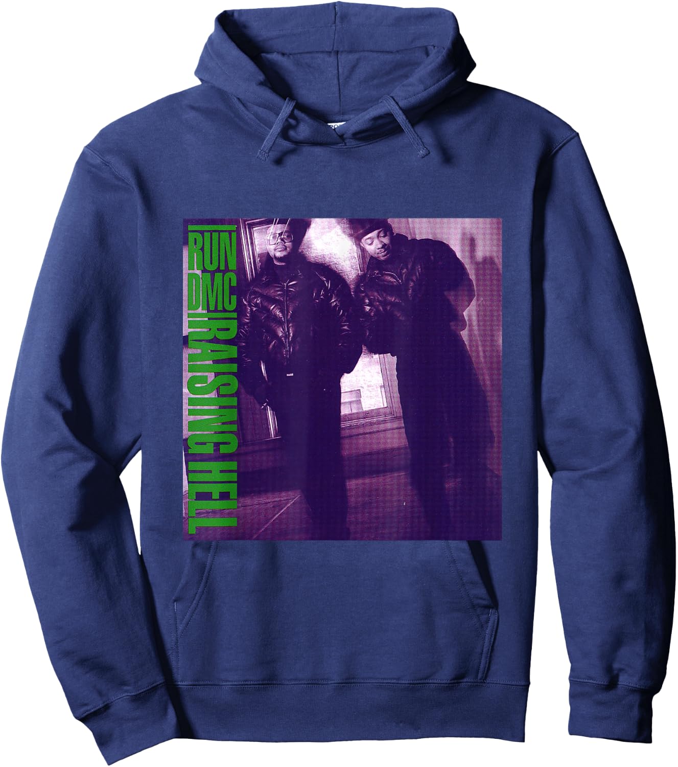 RUN DMC Raising Hell Cover Hoodie - Hoodie | Navy