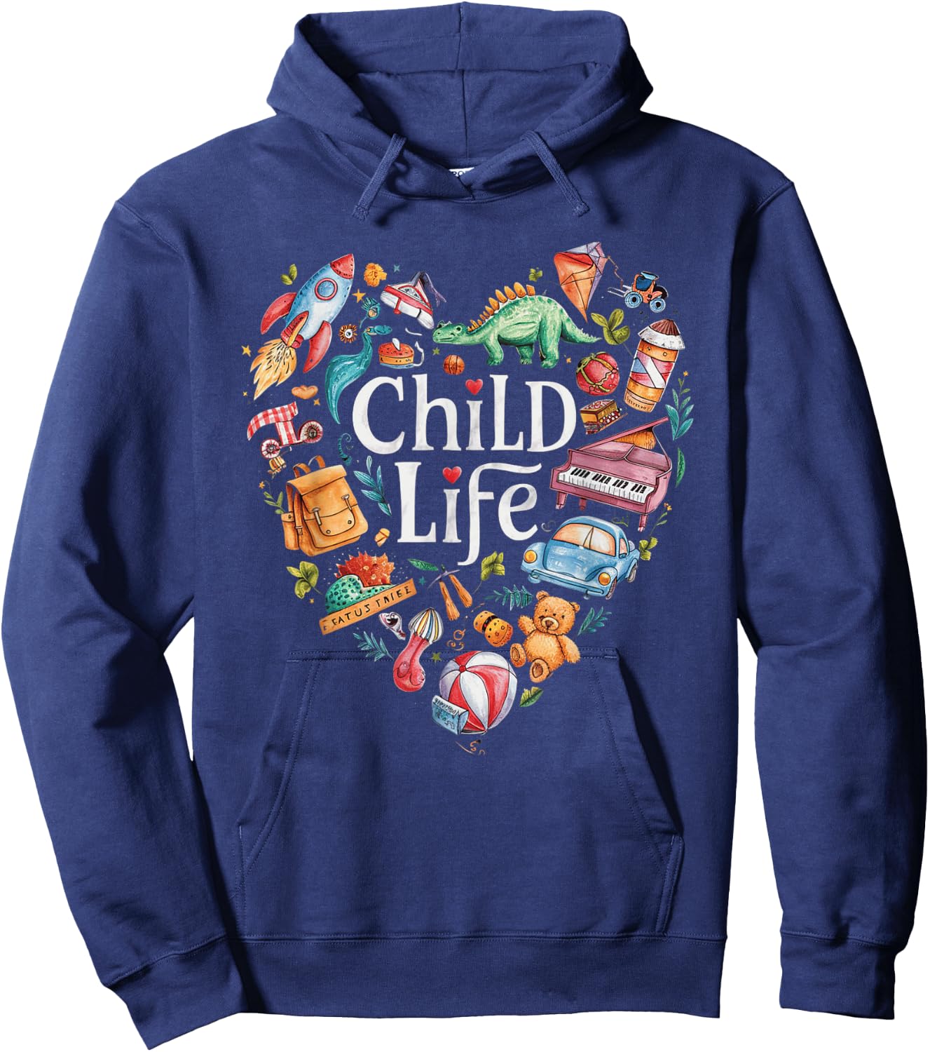 Child Life Specialist Play Therapy Intern Hoodie - Hoodie | Navy