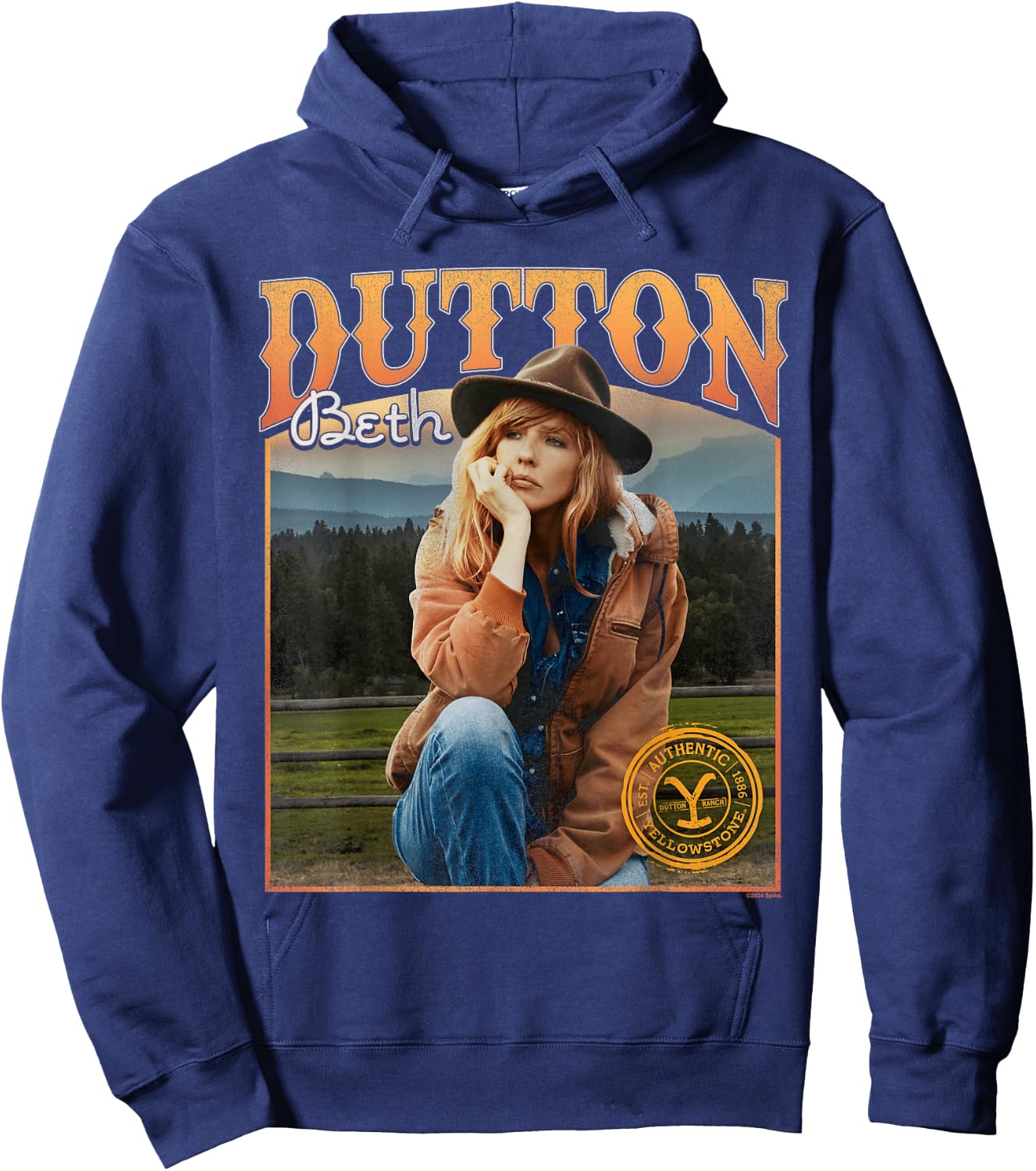 Yellowstone Beth Dutton Thoughts , black Hoodie - Hoodie | Navy