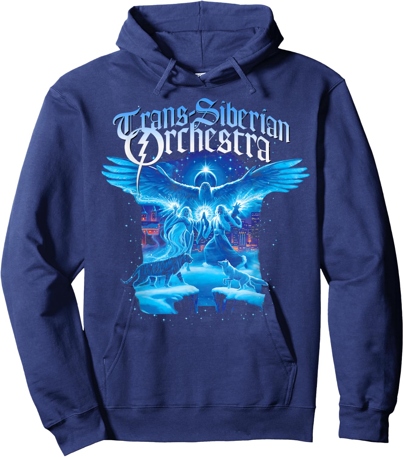 Trans-Siberian Orchestra - Winter Wizard , black Hoodie - Hoodie | Navy