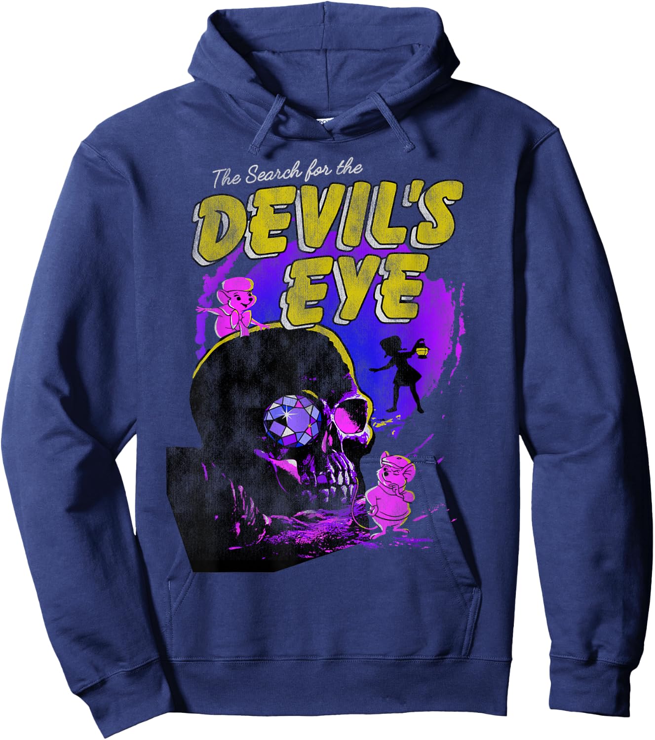 Disney The Rescuers Search For The Devil's Eye Hoodie - Hoodie | Navy