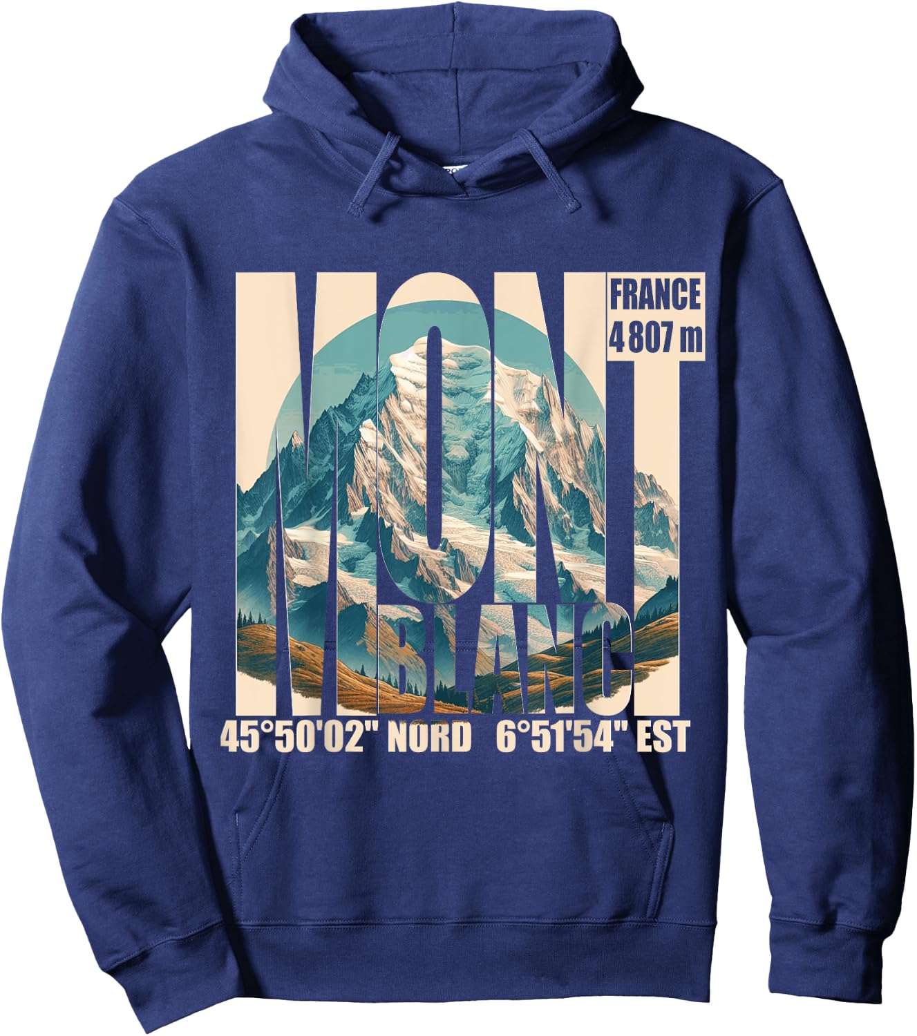 Le Mont Blanc Hoodie - Hoodie | Navy