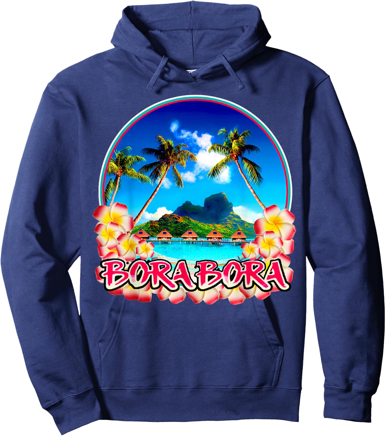 Bora Bora Polynesian Islands Polynesia South Pacific Hoodie - Hoodie | Navy