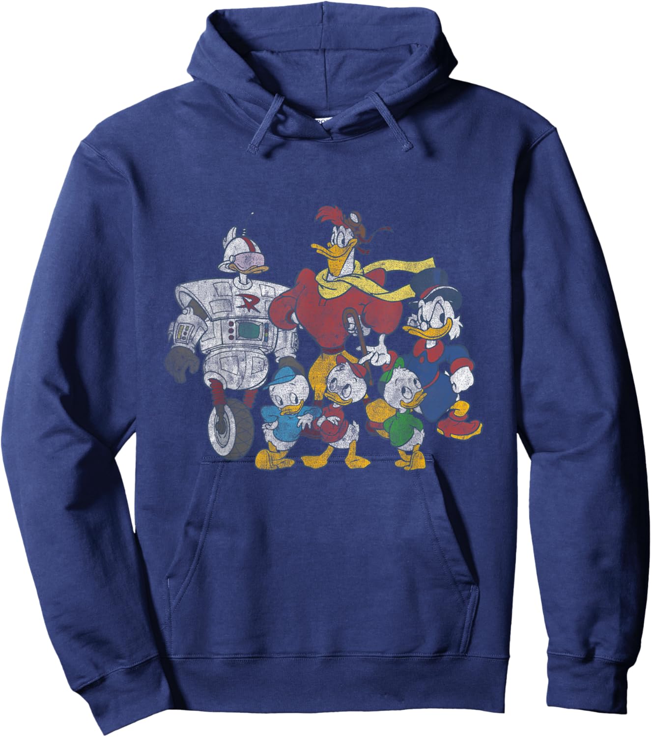Disney - Ducktales Gizmoduck Group Hoodie - Hoodie | Navy