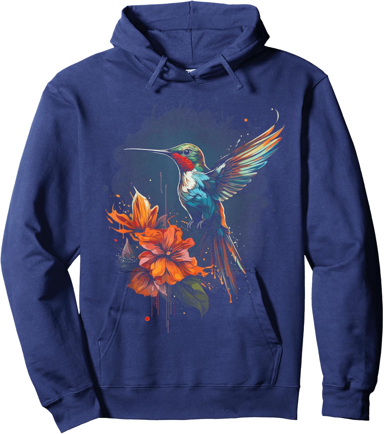 Hummingbird Animal Bird lover Hoodie - Hoodie | Navy