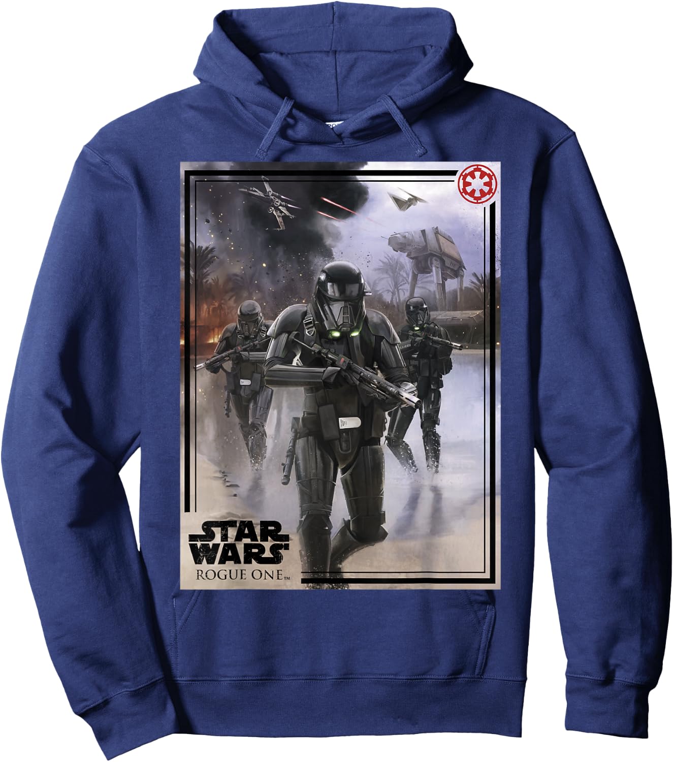 Star Wars Death Trooper Army Poster Hoodie - Hoodie | Navy