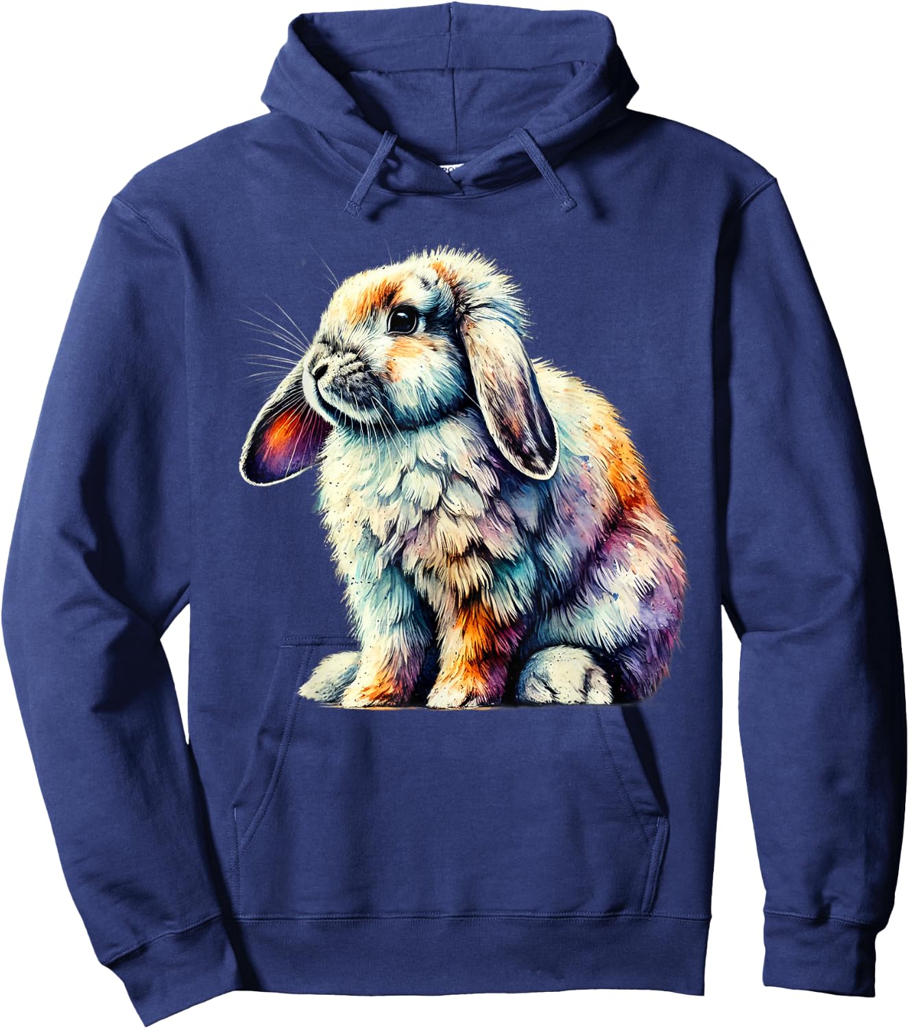 Rabbit Animal Lover Cute Rabbit Bunny Art Hoodie - Hoodie | Navy