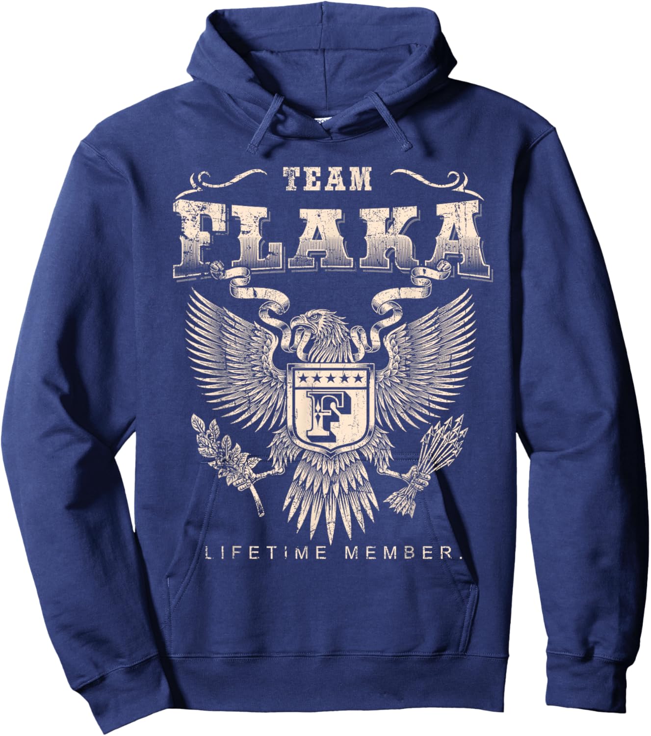 Team Flaka Lifetime Member - Flaka Name Hoodie - Hoodie | Navy