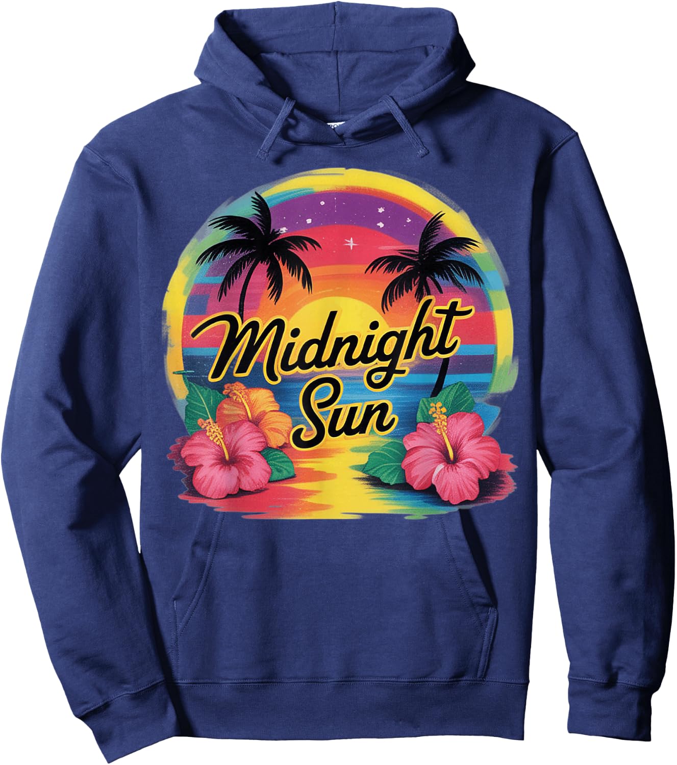 T-Shirt Hoodie - Hoodie | Navy