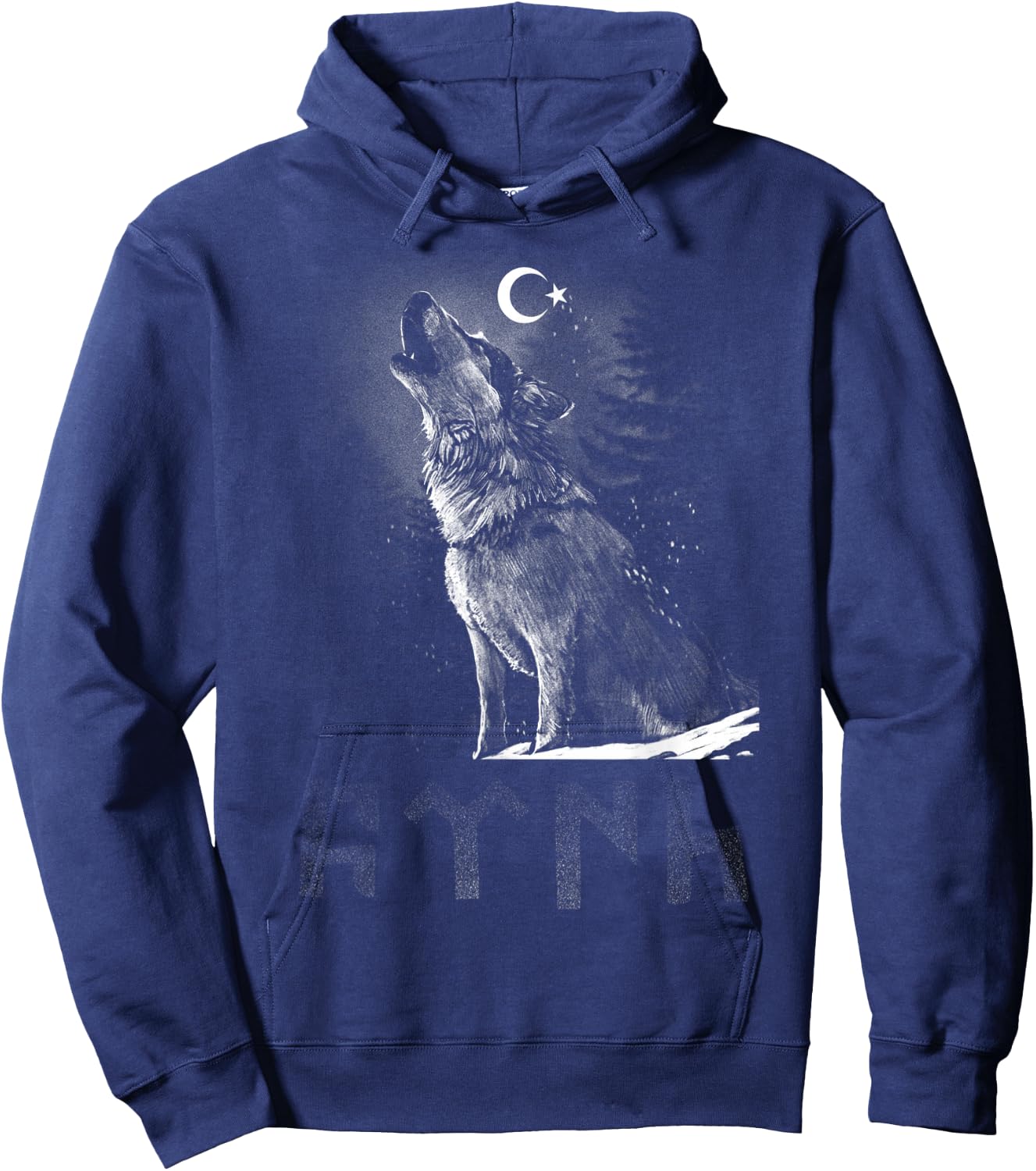 Episode von Ergenekon Bozkurt Göktürk Türk Zitat Ay-Yildiz Hoodie - Hoodie | Navy