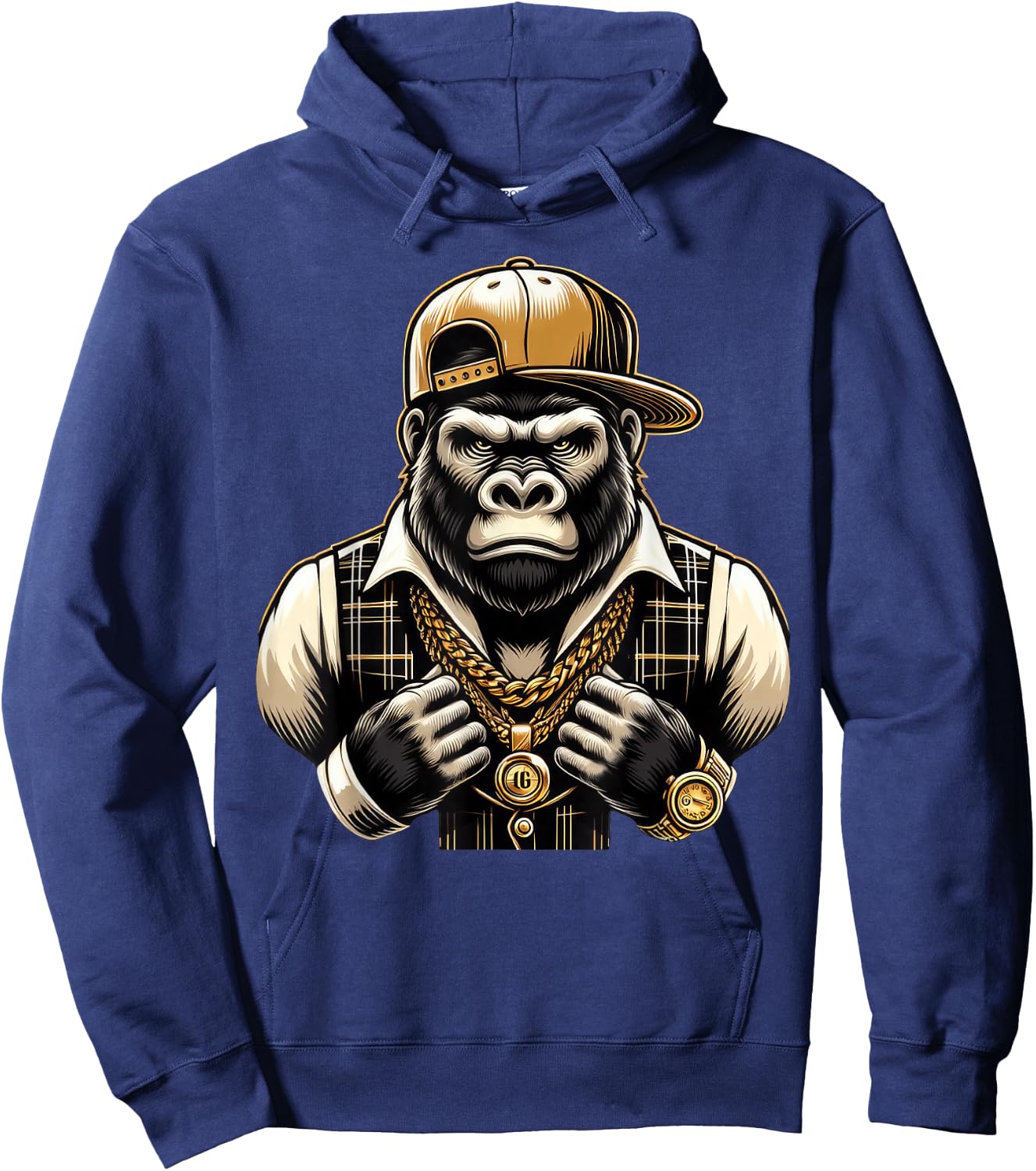 Rapper Kostüm Kinder , Schwarz, S, -Kinder, Hip-Hop Fans, Rap-Musik Fans, Kurzarm, , Kinder/Musik, Schwarz, S Hoodie - Hoodie | Navy