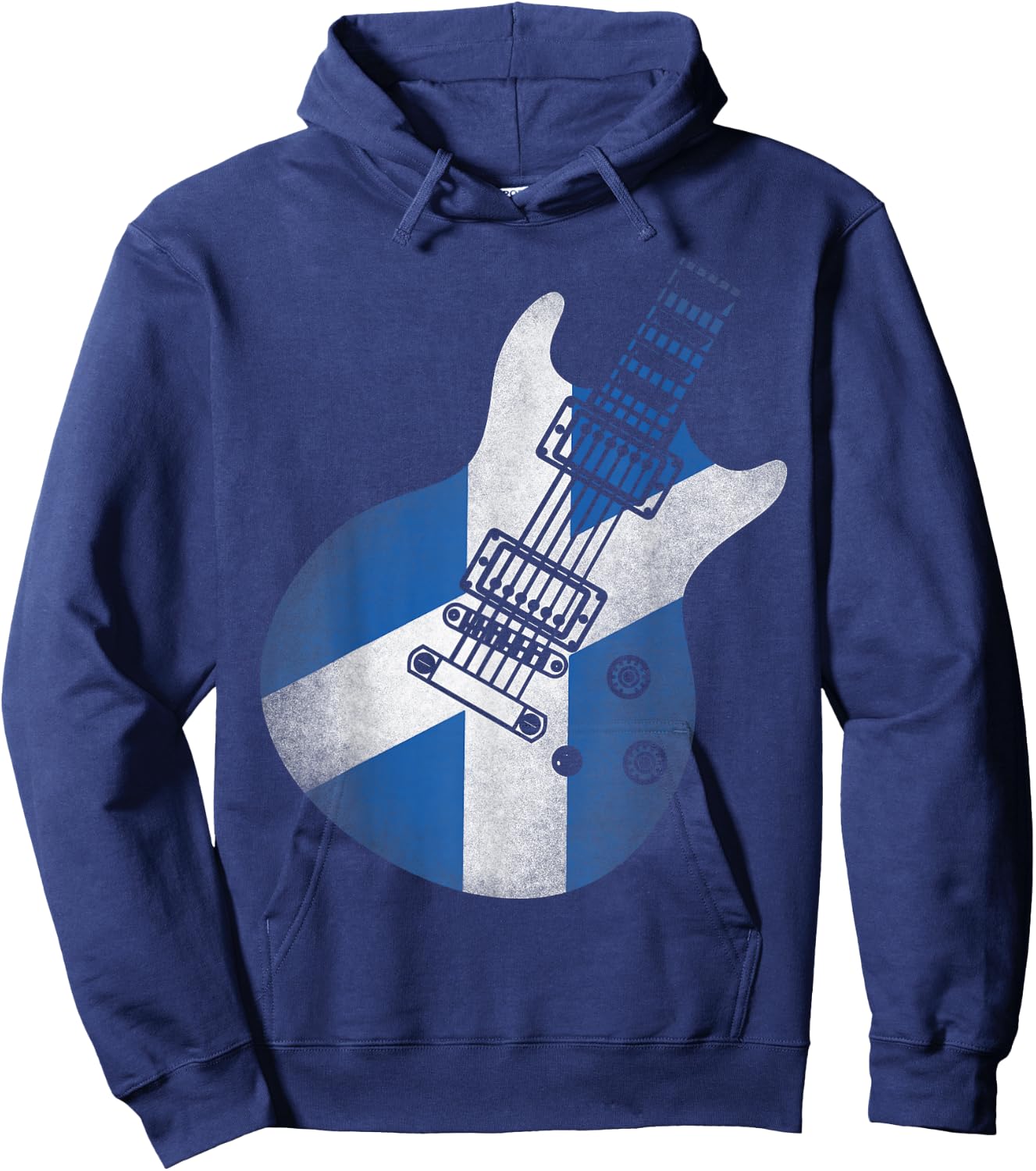 Guitar Flag Scotland Hoodie - Hoodie | Navy