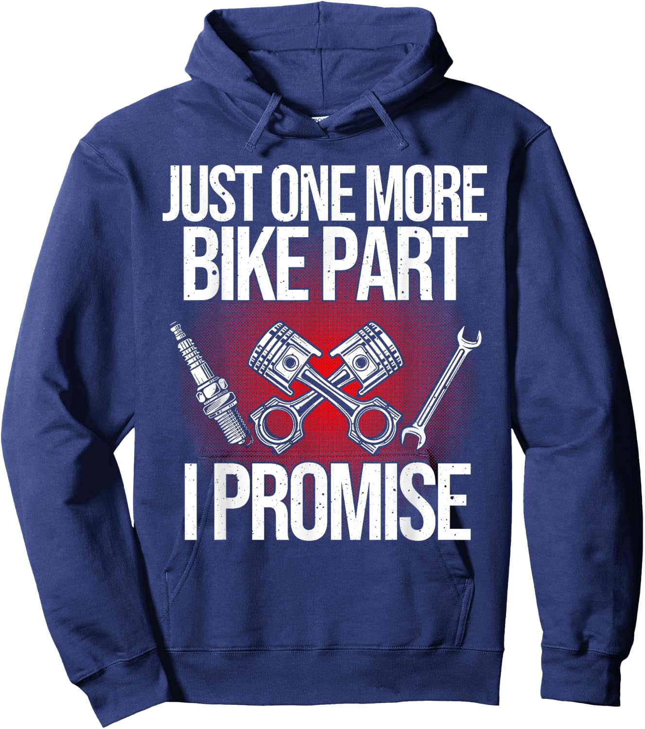 Funny Motorcycle Mechanic Gift Motorbike Repairman Men Hoodie - Hoodie | Navy
