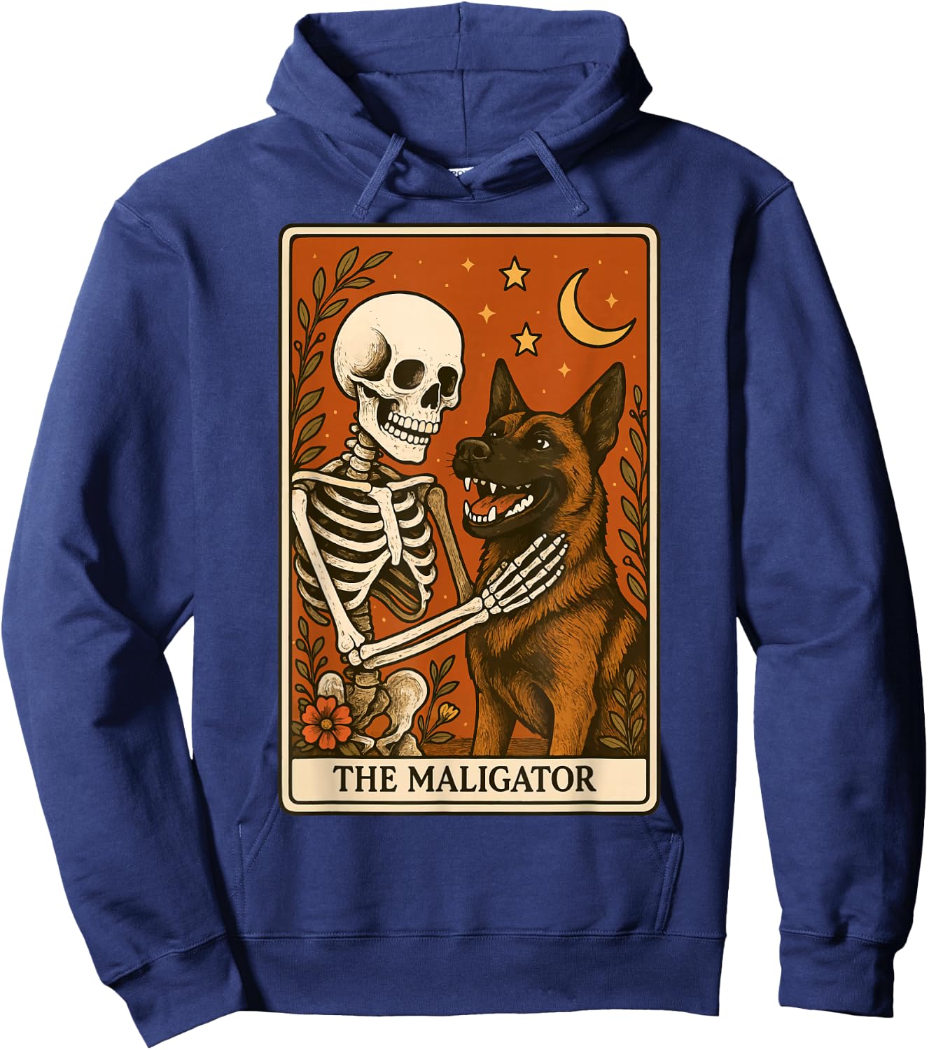 The Maligator Tarot Card Hoodie - Hoodie | Navy