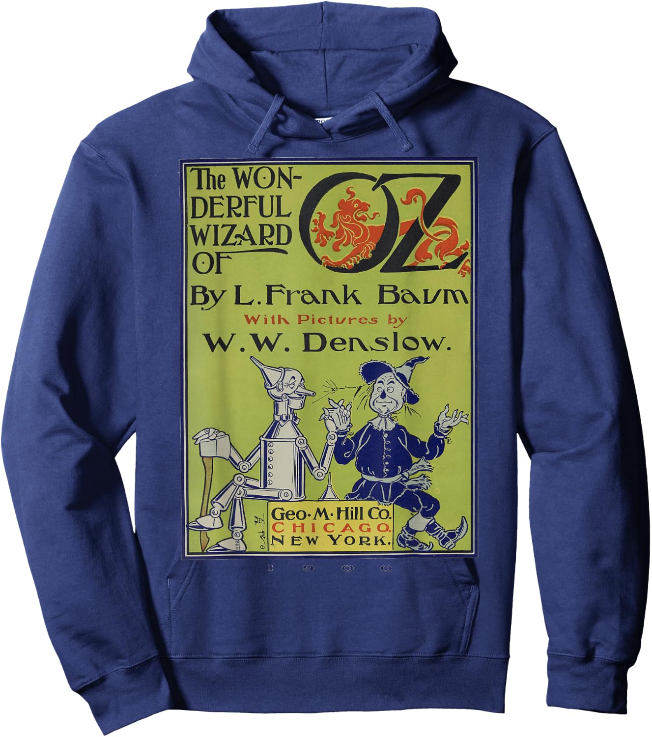 Scarecrow & Tin-Man Shirt The Wizard of OZ Vintage Hoodie - Hoodie | Navy