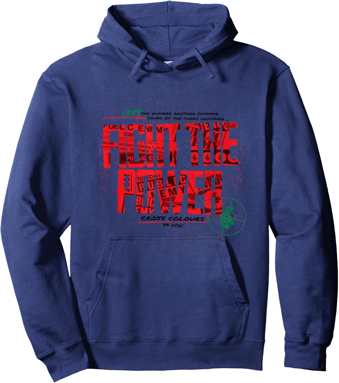 Public Enemy Bekämpfe die Macht du magst | 90's Vintage Legends , black Hoodie - Hoodie | Navy