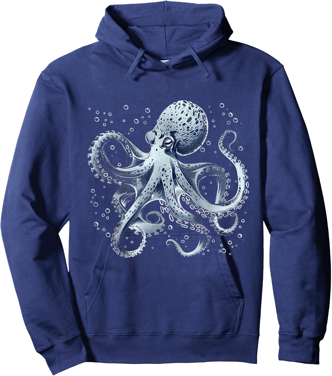 Octopus Ocean Sea Animal Lover Sea Ocean Octopus Motif Hoodie - Hoodie | Navy