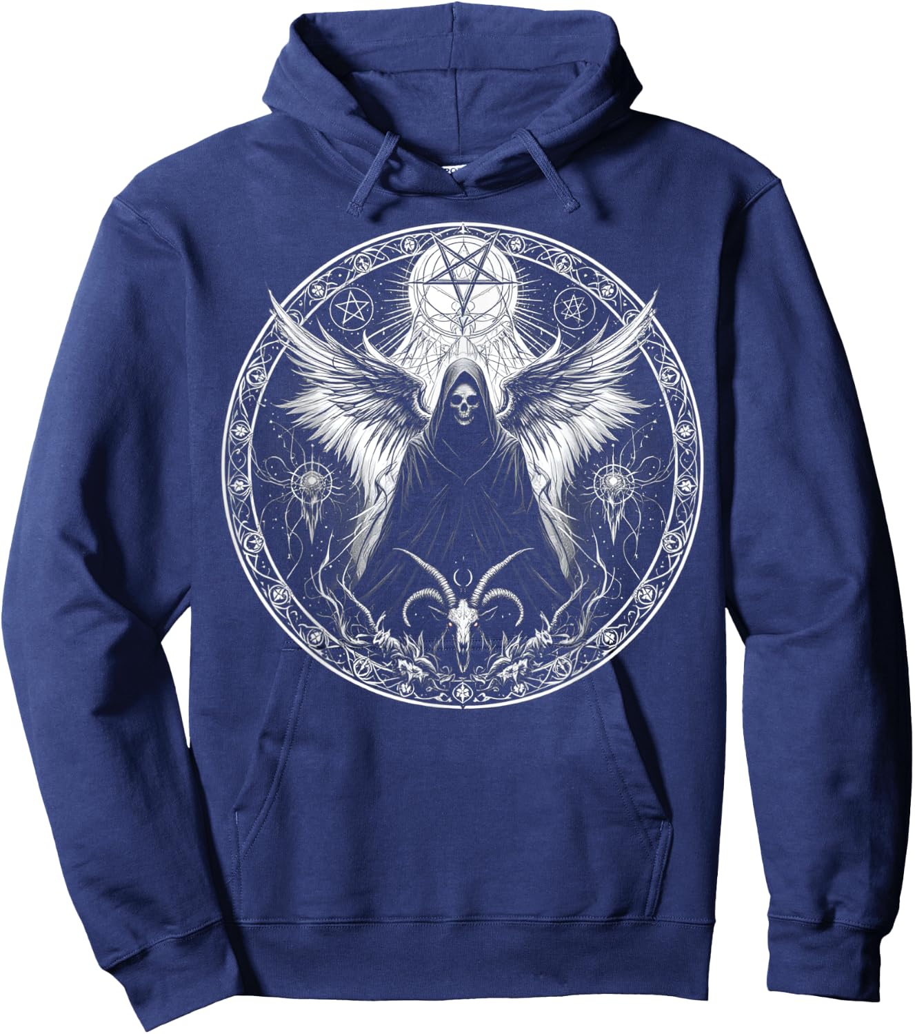 Embrace The Unholy Occult Gothic Aesthetic Satanic Religion Hoodie - Hoodie | Navy