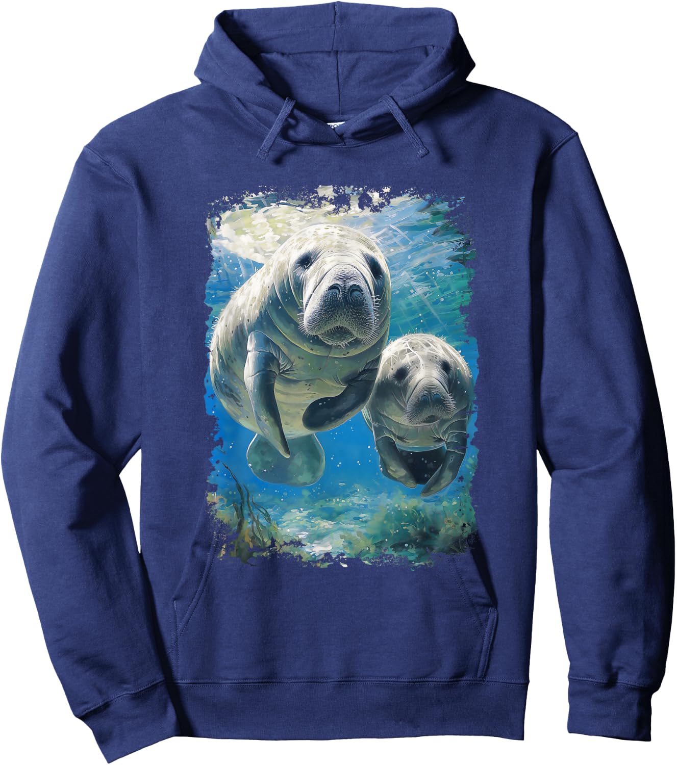 Florida Love The Manatees Hoodie - Hoodie | Navy