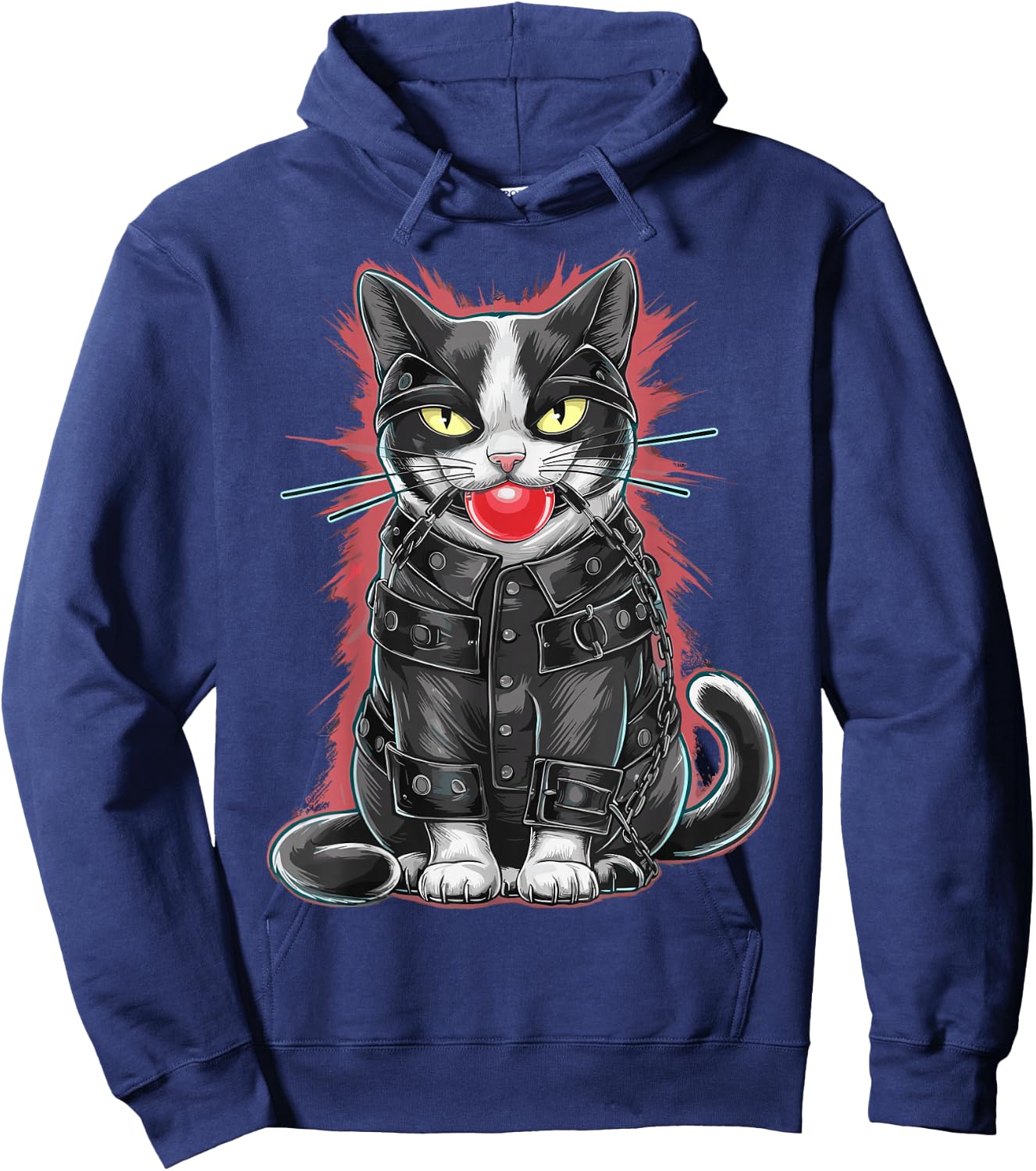 Chat Bondage BDSM and Domination for Fetish Follower , Black, S Hoodie - Hoodie | Navy