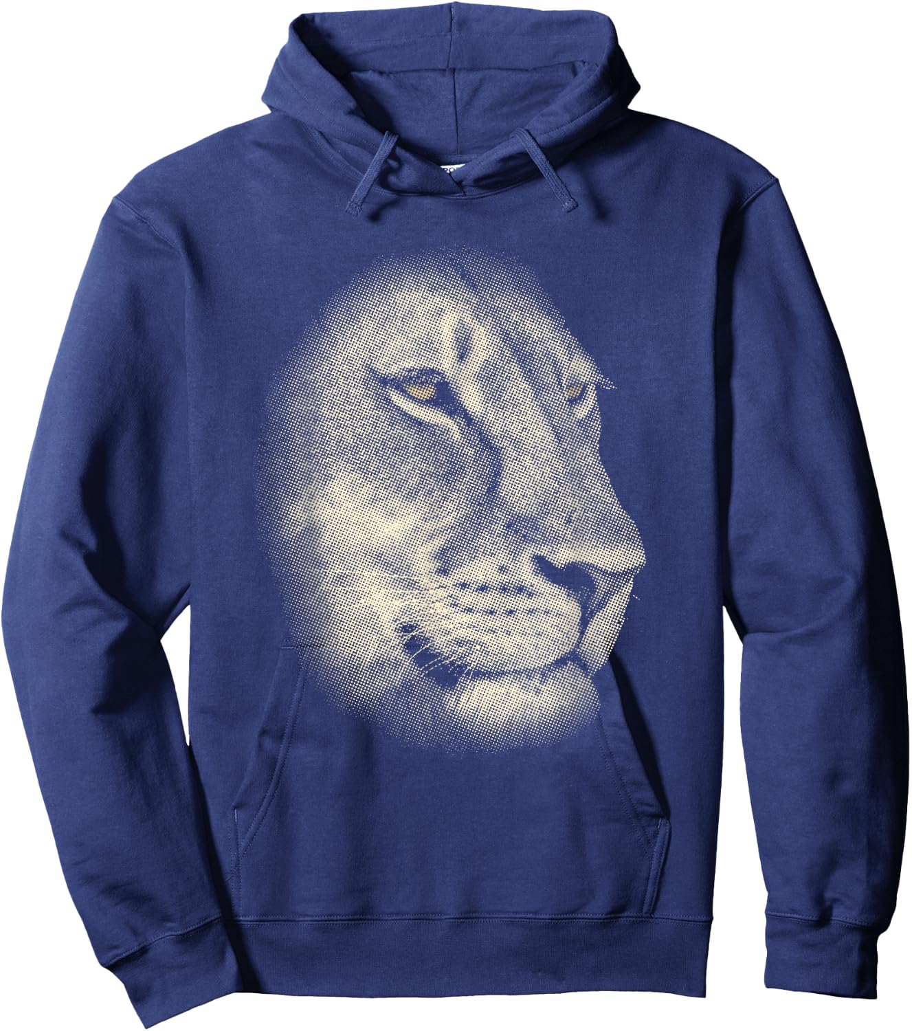 Lioness Face Close-up Perfect Artwork for Lion Fans Hoodie - Hoodie | Navy