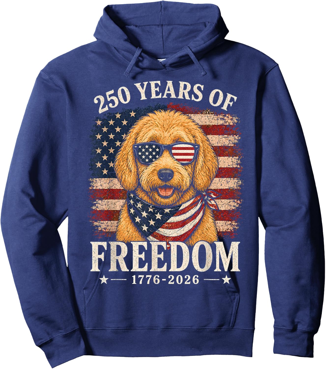 250th Anniversary USA Doodle Hoodie - Hoodie | Navy