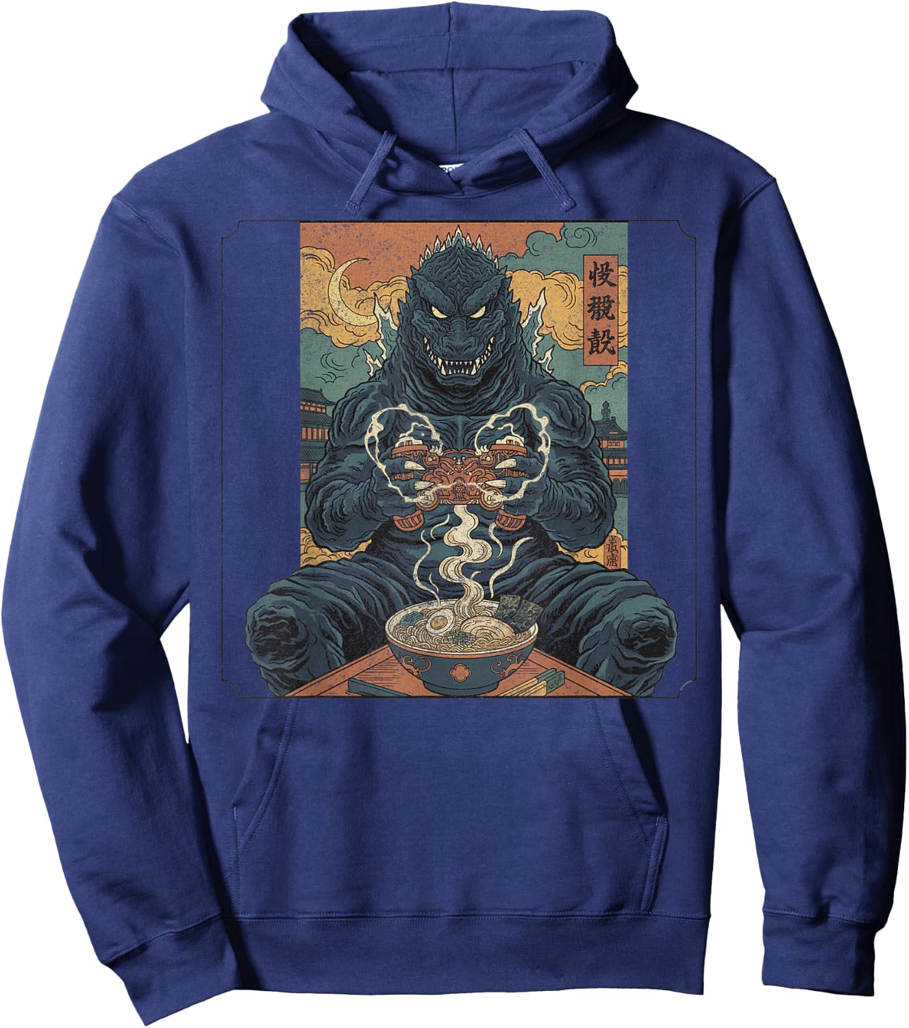 T-Shirt Hoodie - Hoodie | Navy