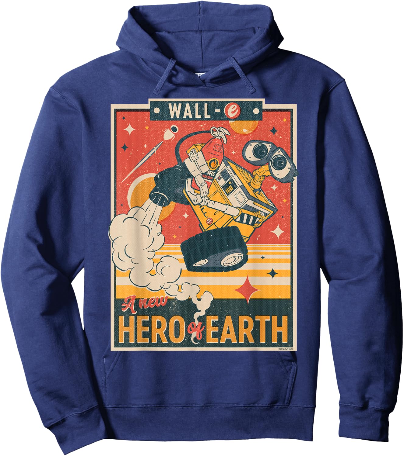 Disney and Pixar's Wall-E A New Hero of Earth , black Hoodie - Hoodie | Navy