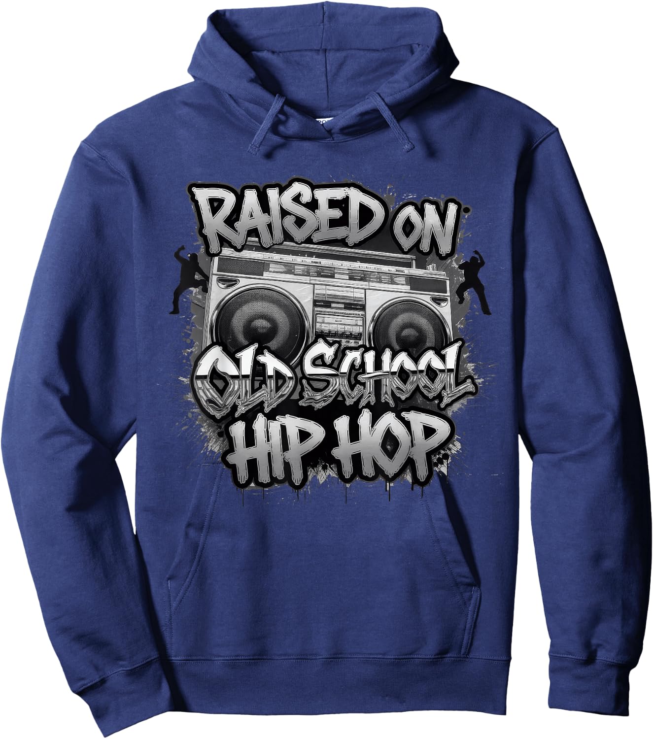 Hiphop Gift Rapper Boys Music Freestyle Beatbox , black Hoodie - Hoodie | Navy