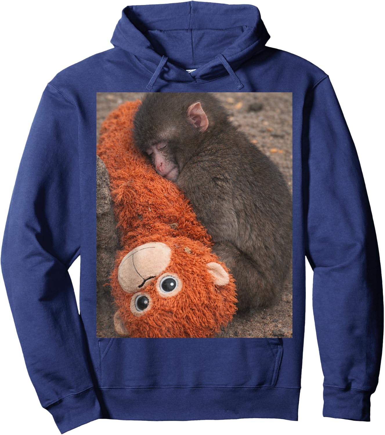 Punch The Monkey Meme X AFFE Meme Ape Punch Monkey Baby Meme Hoodie - Hoodie | Navy