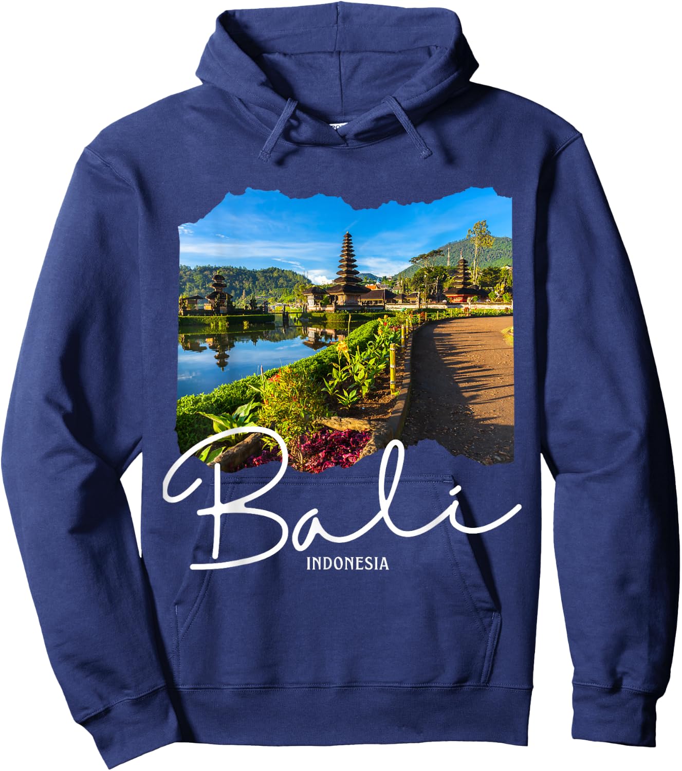 Bali Souvenir Indonesia Souvenir / Bali , Black, S Hoodie - Hoodie | Navy