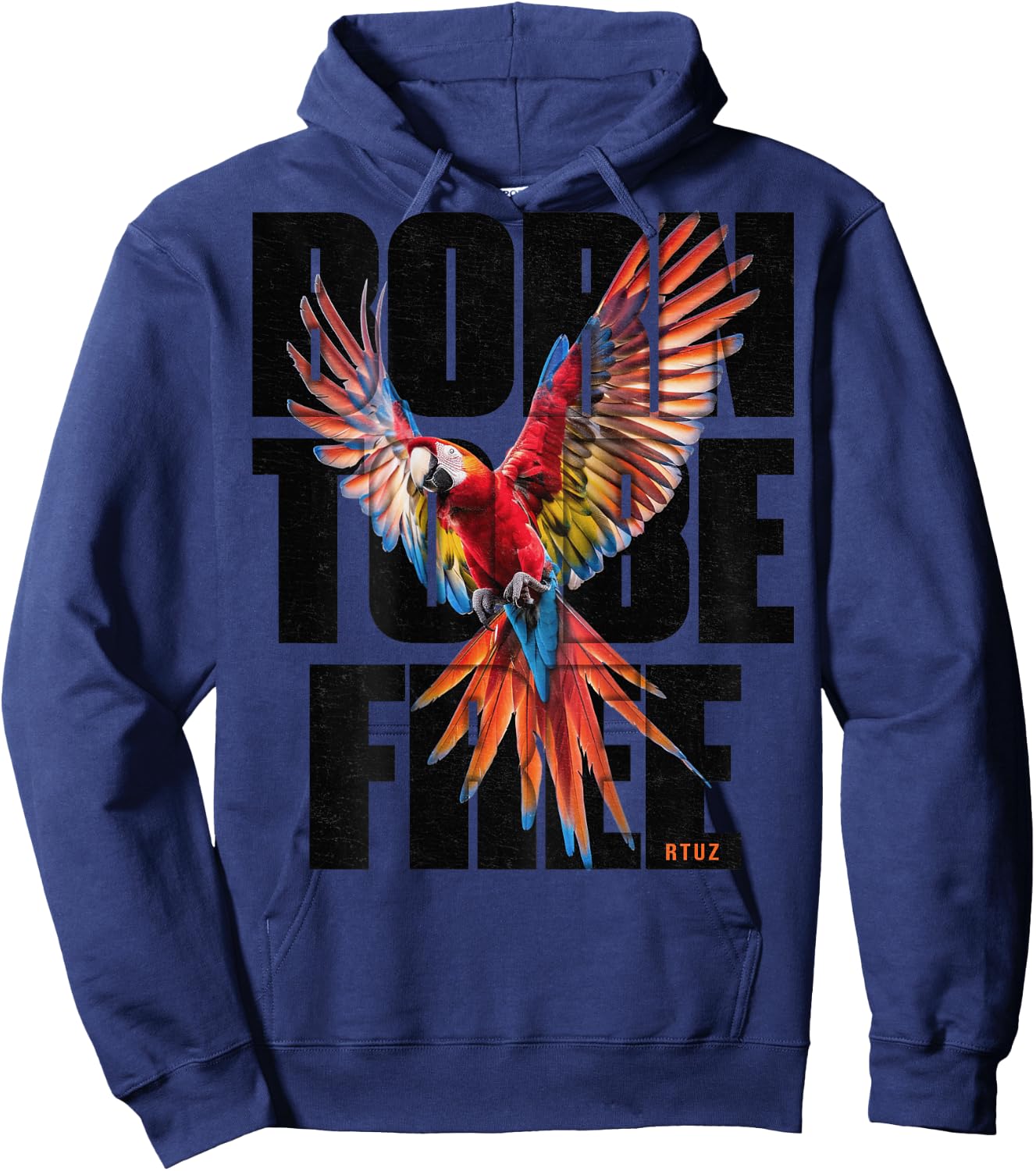 Hip Hop Vintage Graffiti Y2K Edgy Urban Backprint Streetwear , gray Hoodie - Hoodie | Navy