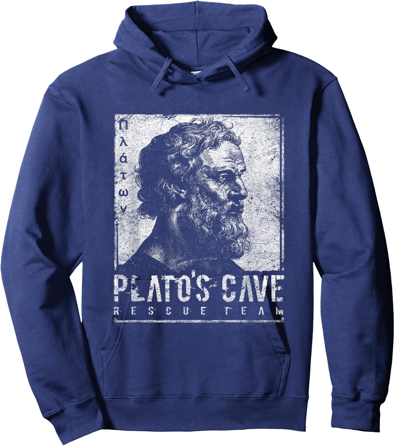 Platos Cave Rescue Team Platons Höhlengleichnis Philosophie Hoodie - Hoodie | Navy