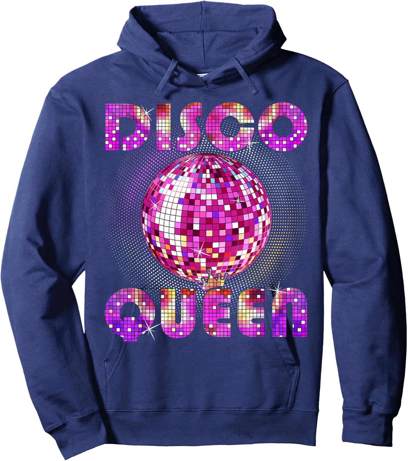 Art Disco Queen and Girls Music Funk Dance Disco Hoodie - Hoodie | Navy
