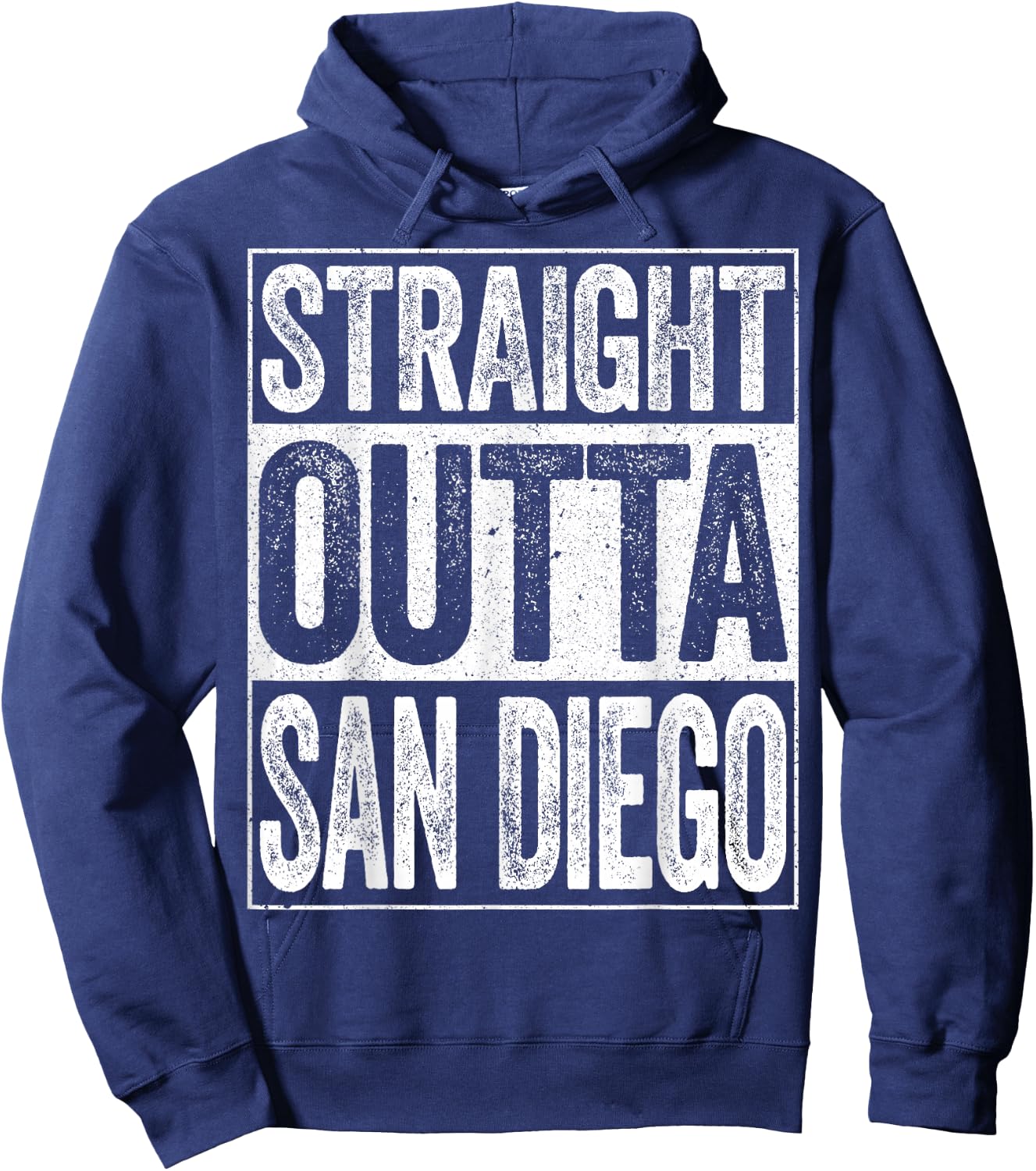 Straight Outta San Diego Shirt Men Women Kids California Hoodie - Hoodie | Navy