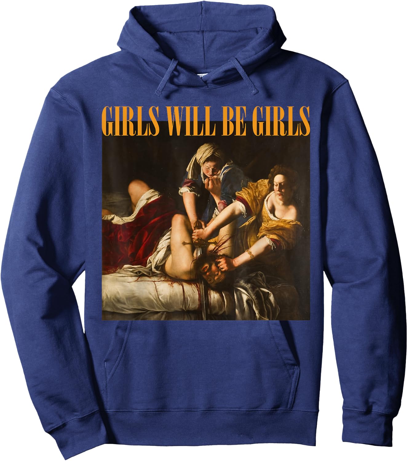 Feminism Girl Will Be Girls Christian Boss Girl Funny Hoodie - Hoodie | Navy
