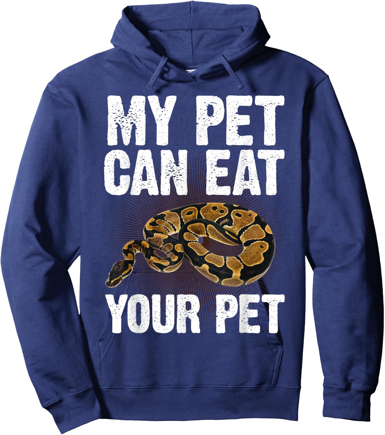 Funny Ball Python Art Women Kids Snake Ball Python Hoodie - Hoodie | Navy