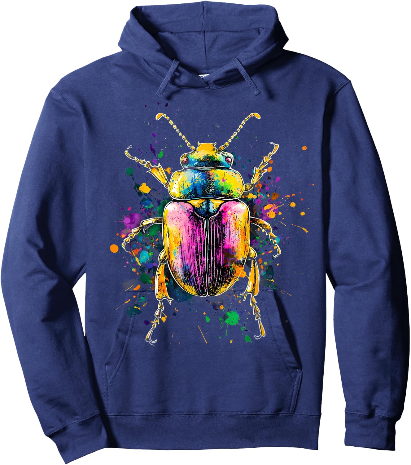 Egyptian Scarab Beetle Artwork Egyptian God Ancient Egypt Hoodie - Hoodie | Navy