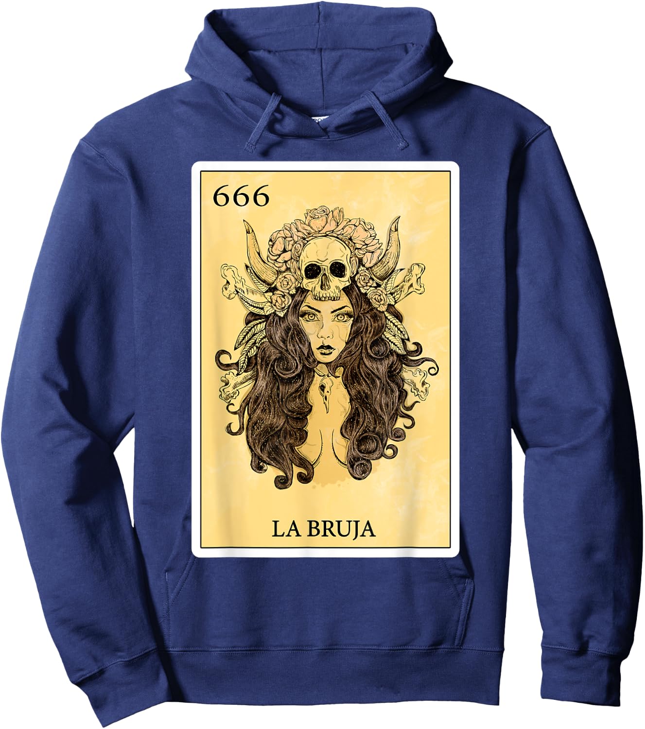 Funny Spanish-Mexican Bingo Gifts for Girls - La Bruja Hoodie - Hoodie | Navy