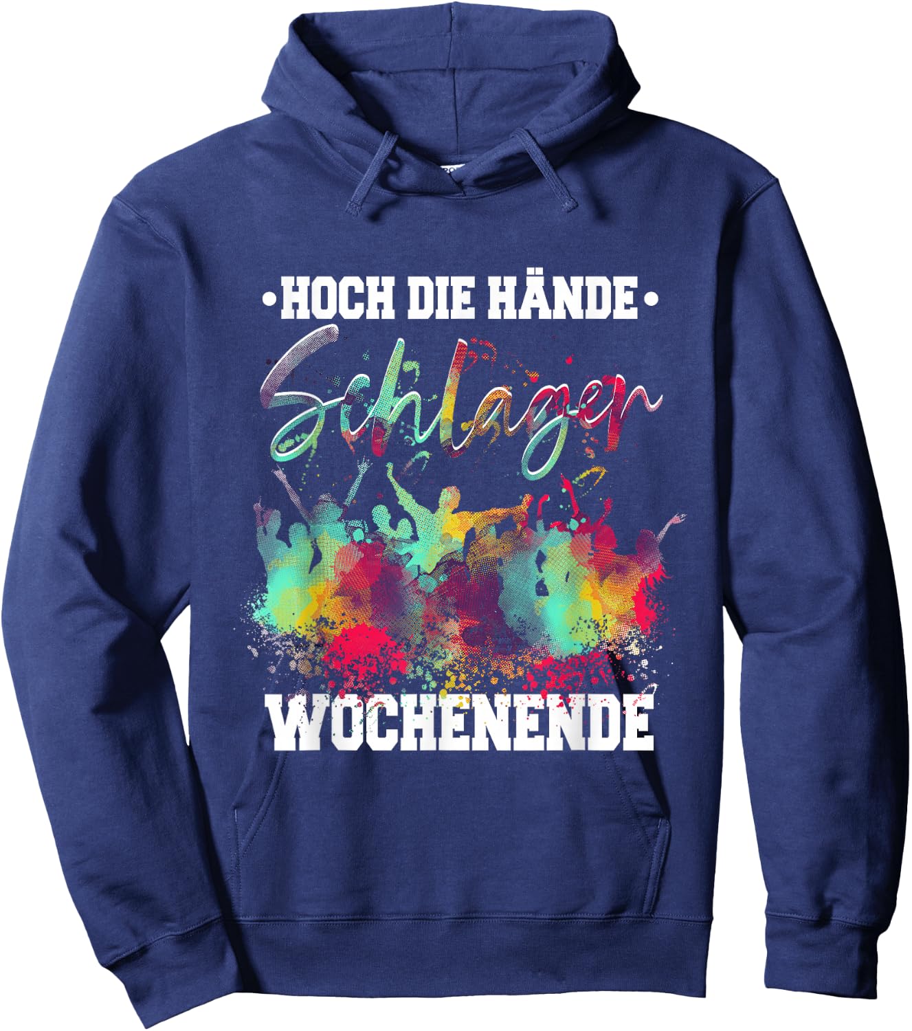 Schlagerparty Schlager , black, s Hoodie - Hoodie | Navy