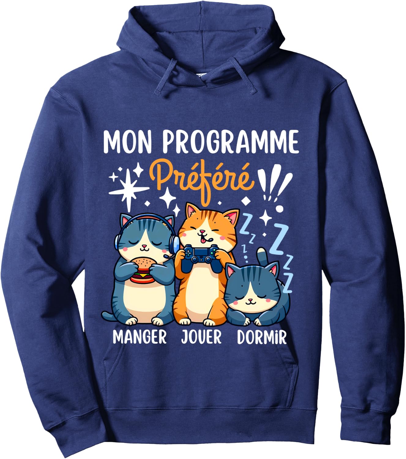 Gift for Teenagers Gamer Boy Geek Humour Christmas , Black, S Hoodie - Hoodie | Navy