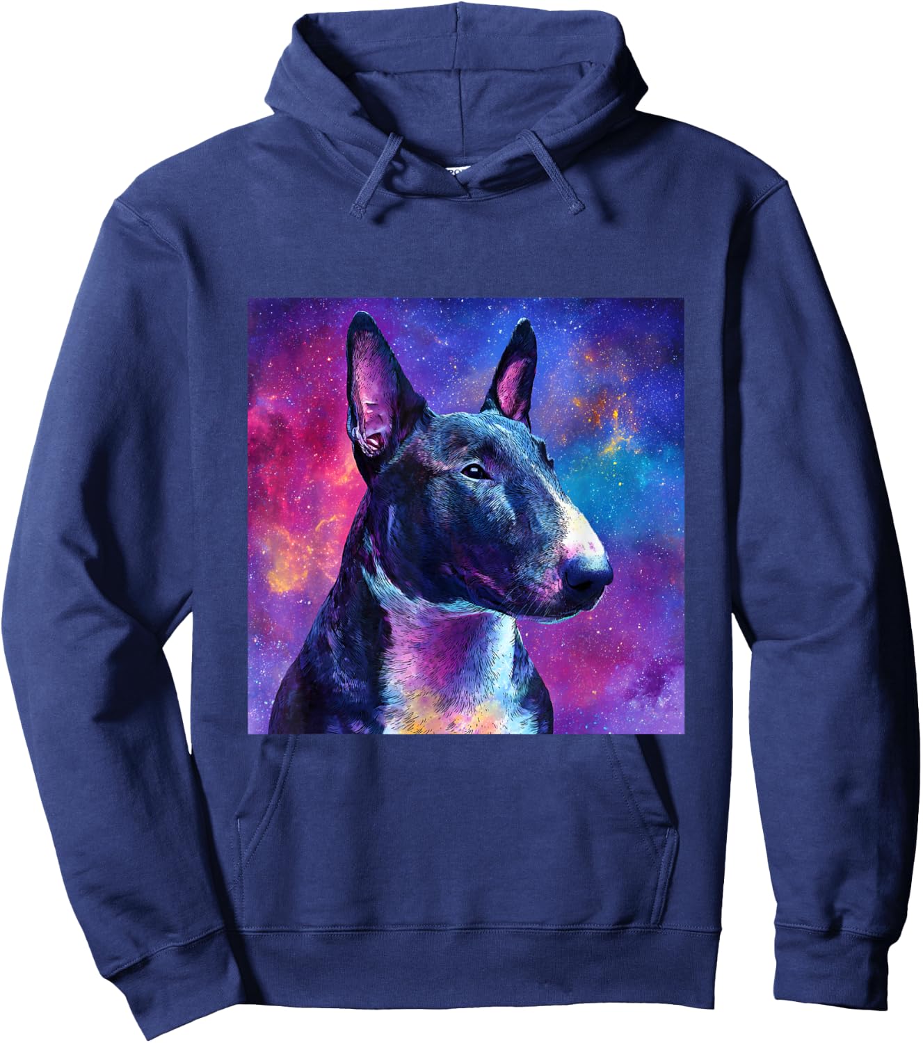 Space Bull Terrier Hoodie - Hoodie | Navy