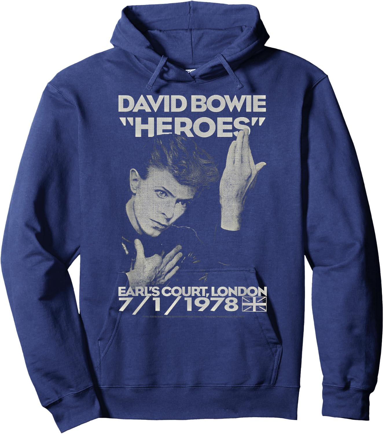 David Bowie - Court of the Count , black Hoodie - Hoodie | Navy