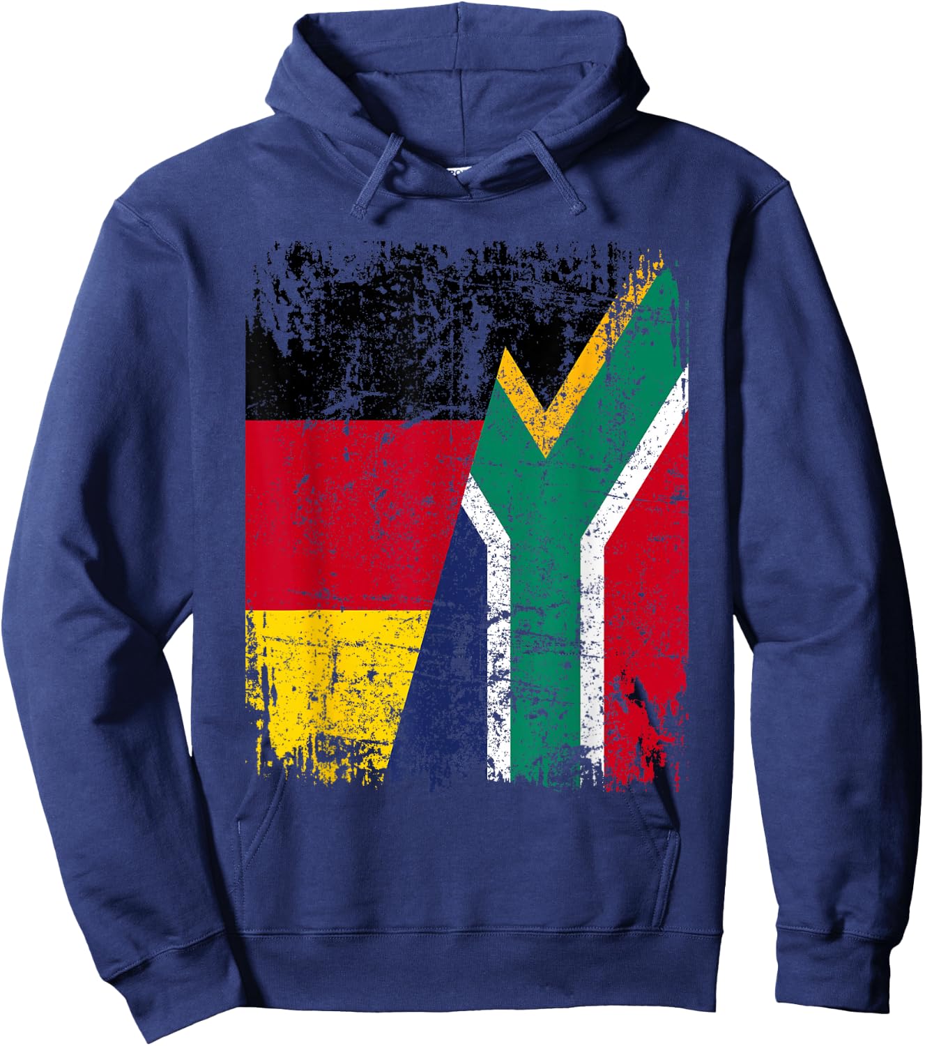 SÜDAFRIKA DEUTSCHLAND Flagge | Damen Herren Kinder Südafrika Hoodie - Hoodie | Navy