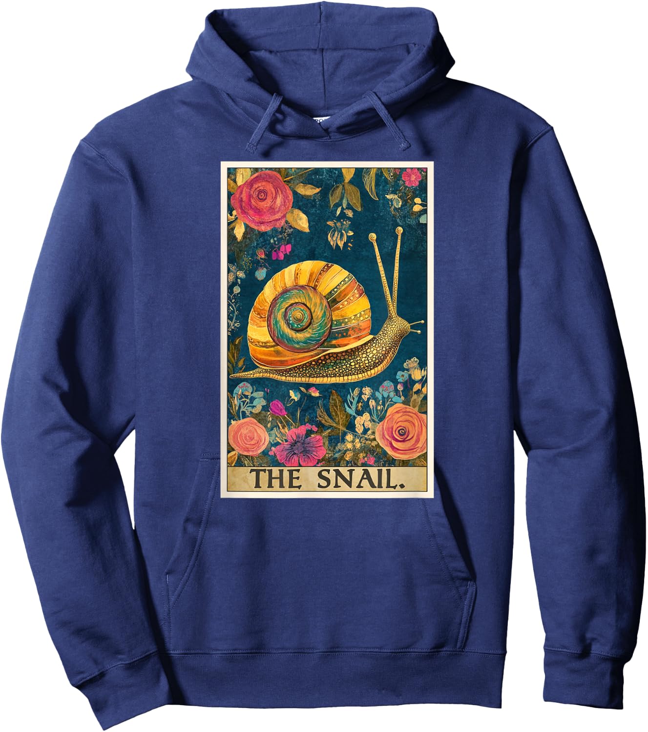 Snail Tarot Card Snails Snail Hoodie - Hoodie | Navy