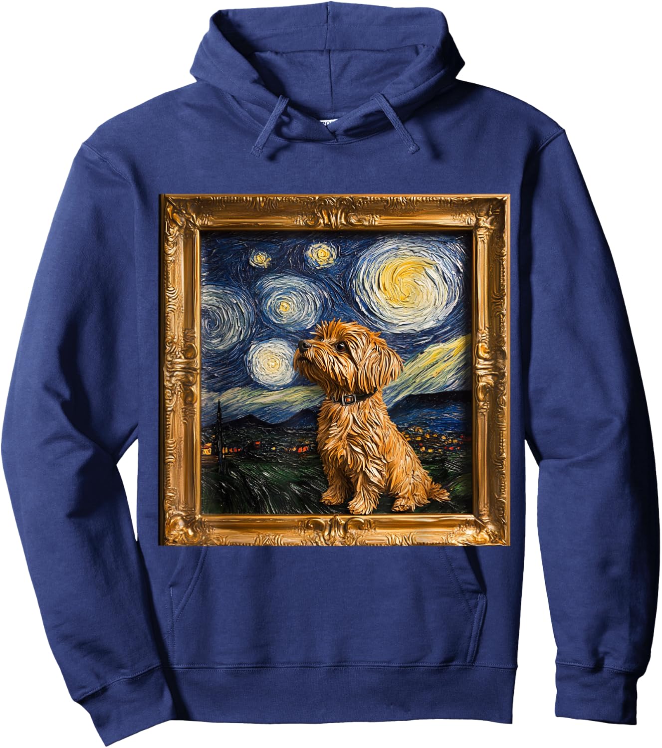 T-Shirt Hoodie - Hoodie | Navy
