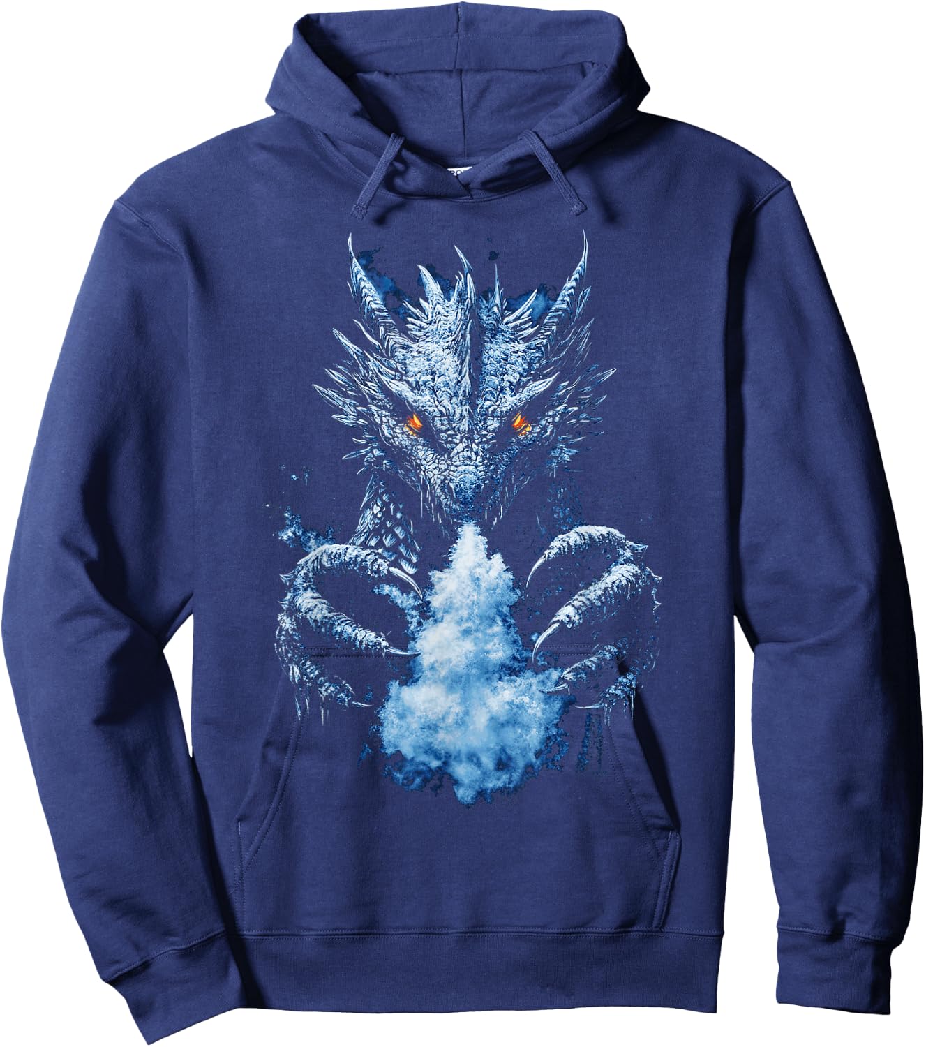 Frost Dragon Ice Dragon Hoodie - Hoodie | Navy
