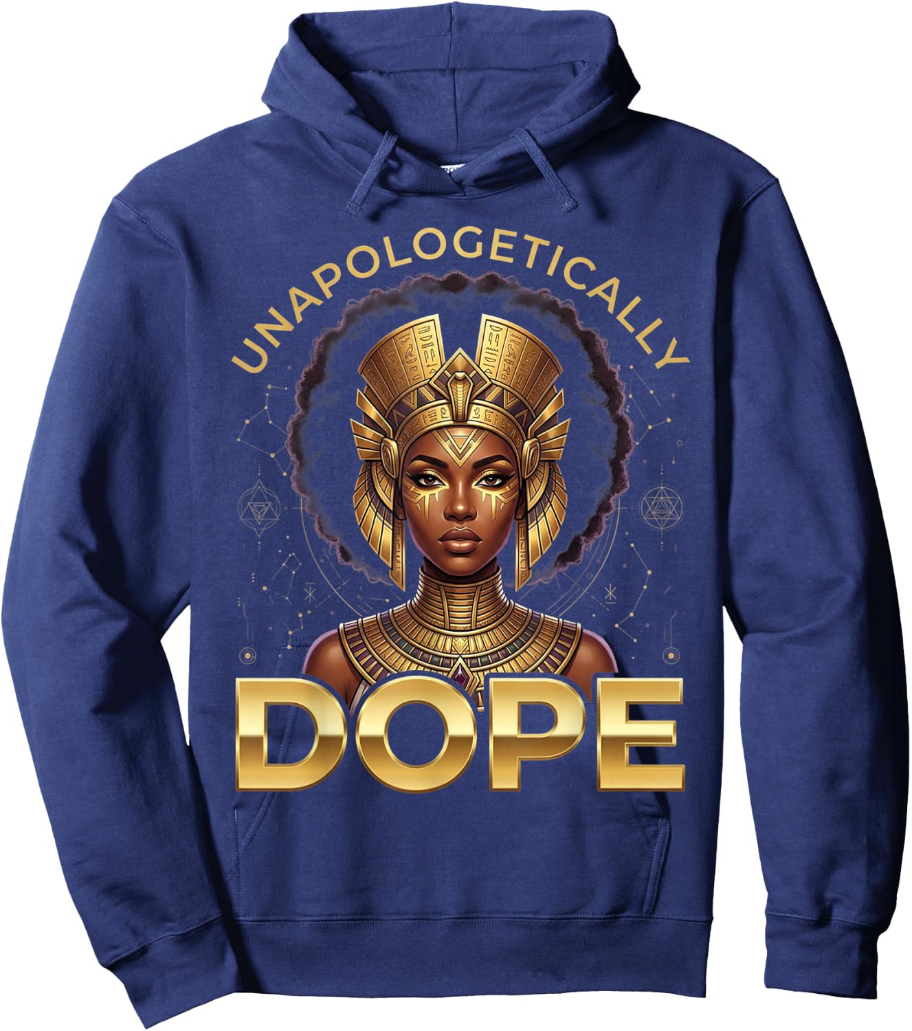 Black Women Unapologetically Dope Juneteenth Black History Hoodie - Hoodie | Navy